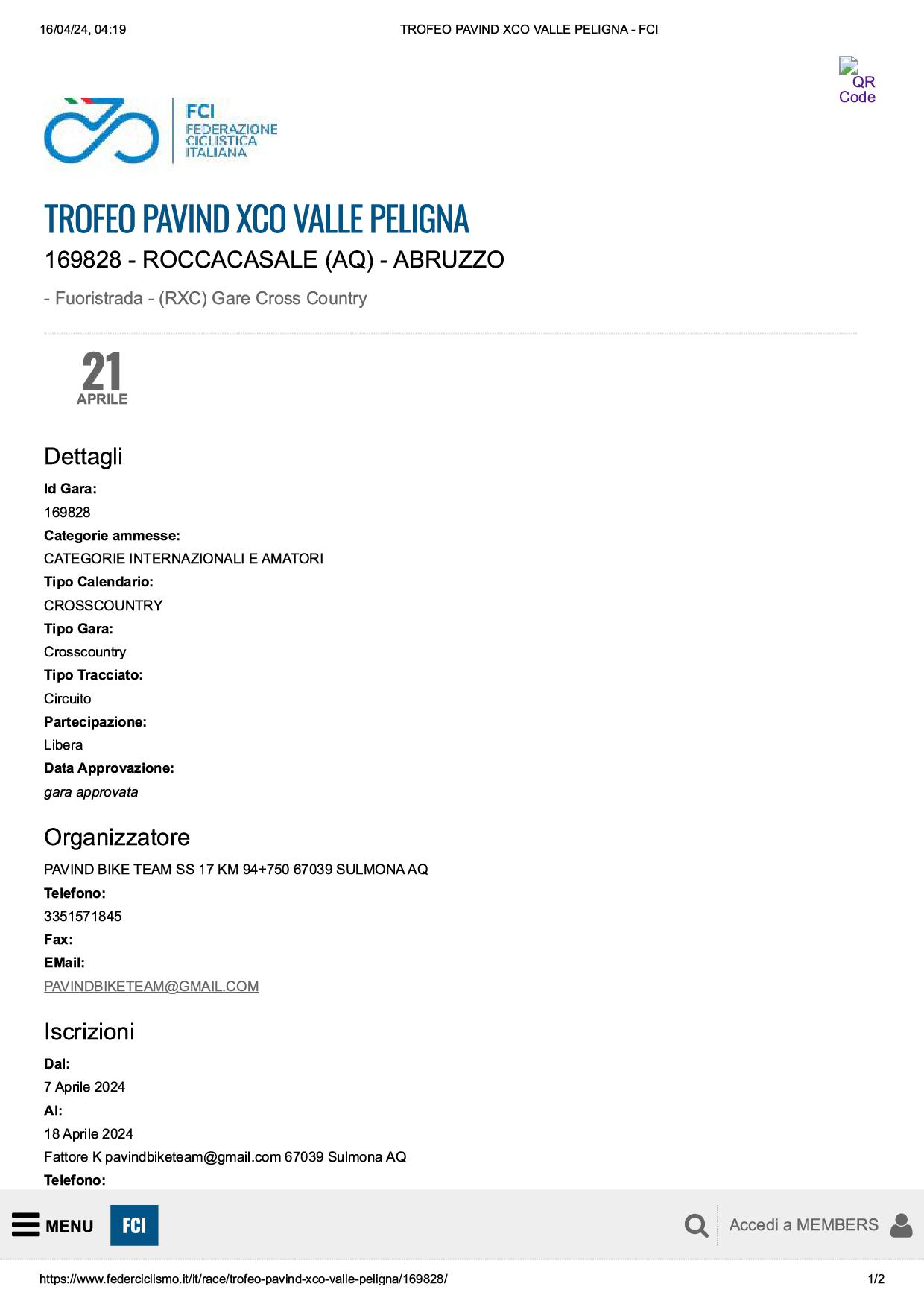 TROFEO PAVIND XCO VALLE PELIGNA FCI1
