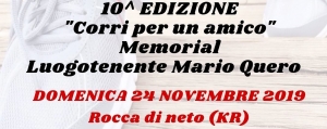 10^ edizione corsa podistica “Memorial Mario Quero”
